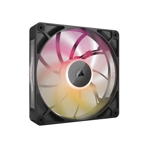 CORSAIR iCUE LINK RX140 MAX 140mm RGB PWM Lüfter - Hochstatischer Druck - Schwarz