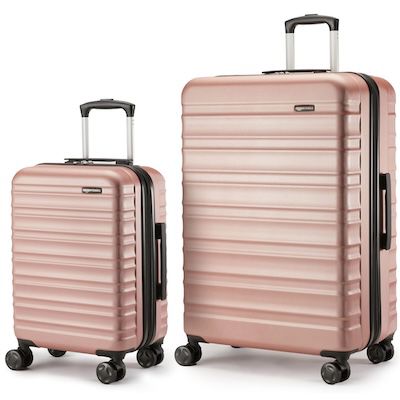 amazon basics hartschalen-koffer-set 55 cm und 78 cm für 79,99 euro