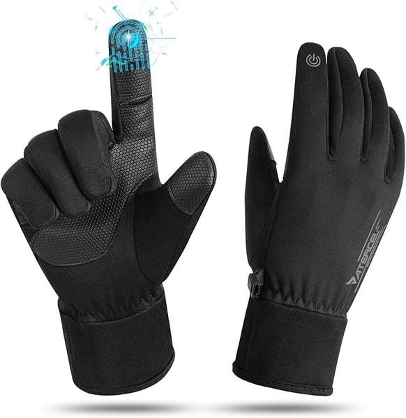 atercel winterhandschuhe, warme touchscreen fahrradhandschuhe, wasserdicht, unisex