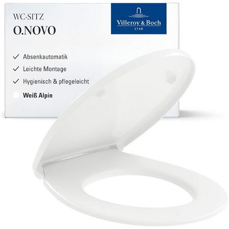 villeroy & boch wc-sitz o.novo absenkautomatik 68,83  (statt 80 )