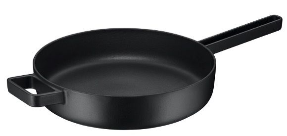 Produktbild: wmf schmorpfanne gusseisen 28cm, ideal für schmoren und braten, 69,99