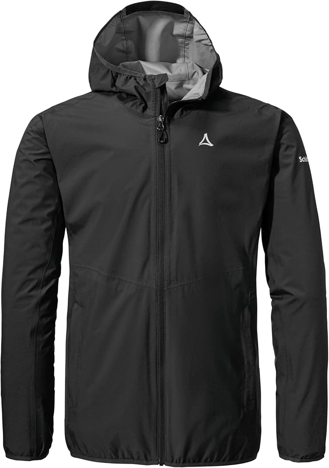 schöffel herren jacket migandi mns, wasserdichte allwetterjacke mit kapuze - gr. 50