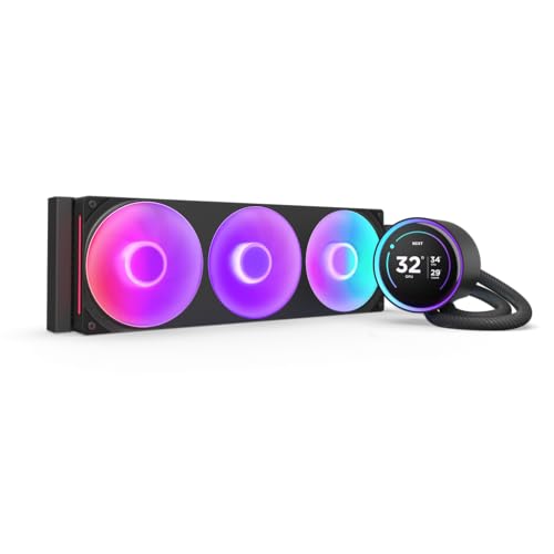 Produktbild: NZXT Kraken Elite 360  AIO CPU-Kühler  RGB  Schwarz