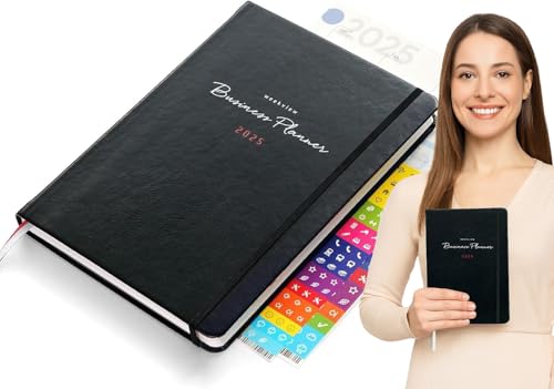 weekview business planner 2025 A5+ - organiser für wochen- und vierteljahresplanung