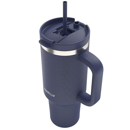 Contigo Streeterville Kaltgetränkebecher 1,2 l Indigo, mit Henkel und Strohhalm