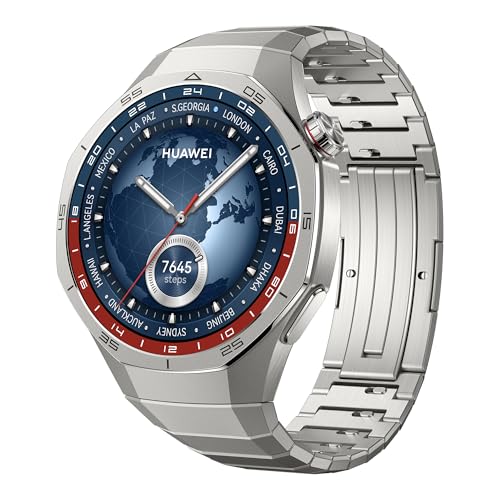 huawei watch gt 5 pro 46 mm smartwatch mit sportfunktionen, health-tracking, gps