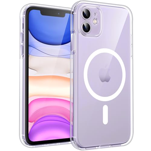 Produktbild: tocol iphone 11 hülle magsafe, schutz vor kratzern, schockfest, transparent