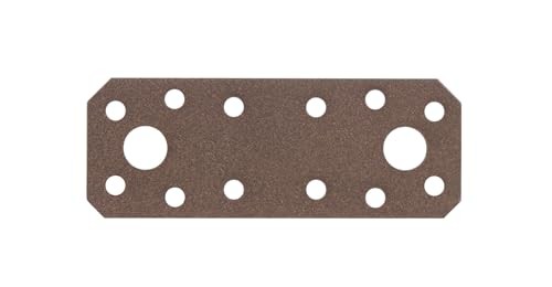 DURAVIS Flachverbinder rostbraun 96 x 35 x 2,5 mm 50er Set - Alberts 822224