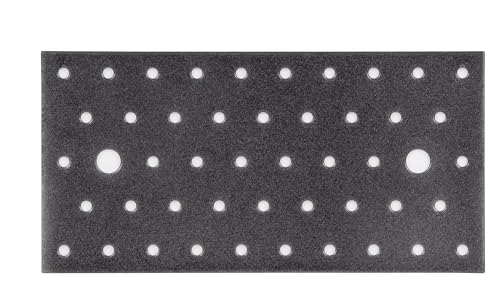 Produktbild: alberts duravis lochplatte 200 x 100 x 2 mm schwarz duplexbeschichtet 25er set