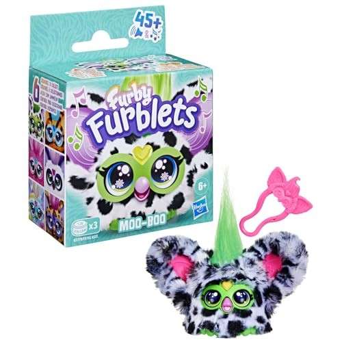 Furby Hasbro Furblets Moo-Boo Kuh Plüschspielzeug mit Geräuschen