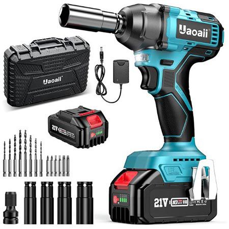 Uaoaii akku schlagschrauber set 380Nm für 39,99 Euro statt 80 Euro