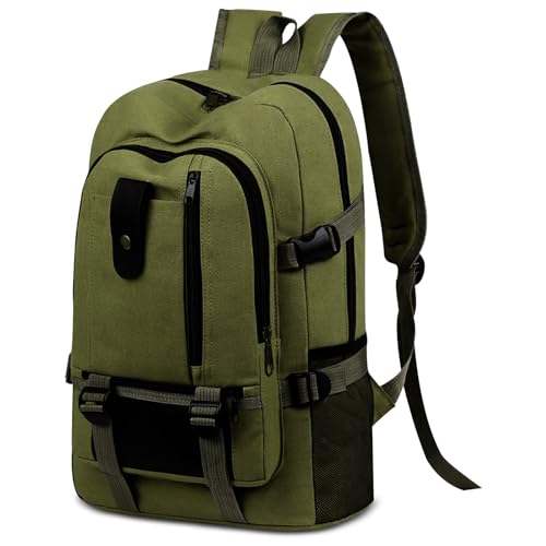 wffeila rucksack für männer und frauen, schulrucksack, laptop rucksack, backpack grün