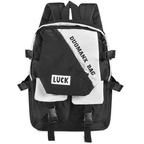 wffeila rucksack schwarz, schultasche für schule, backpack für studenten, wandern