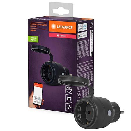 ledvance smart+ zigbee outdoor plug mit energieüberwachung, 18,99