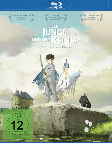 der junge und der reiher blu-ray, hayao miyazaki, anime, fantasy, oscar ausgezeichnet