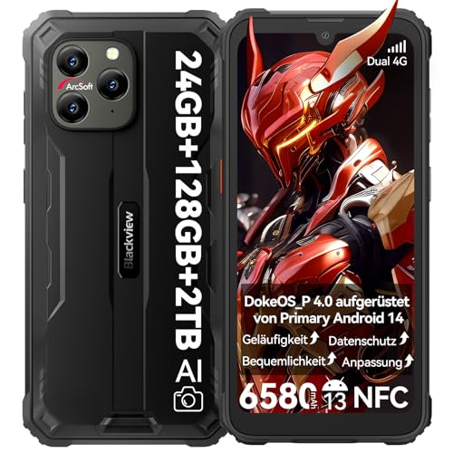 blackview bv5300plus outdoor handy 24gb 128gb 6580mah akku 6.1 zoll android 13 dual sim