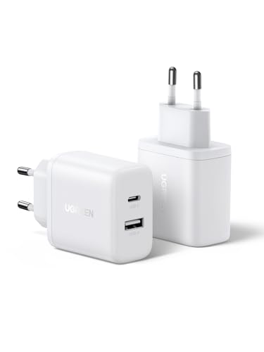 ugreen 55369 2er-pack usb-c ladegeräte 20w gan usb-stecker amazon prime