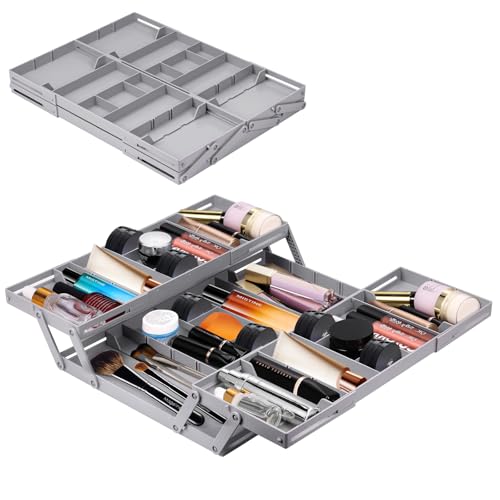 tier expandable schubladen organizer, ausziehbare organizer box für kosmetik, küche, schmuck