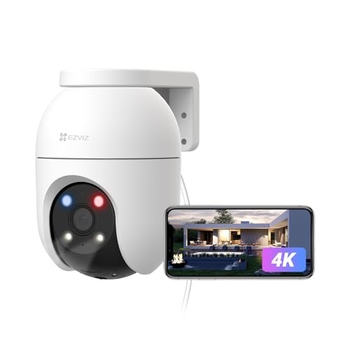 EZVIZ 4K Außen Überwachungskamera WLAN, 360 PTZ, KI-Erkennung, 8MP Nachtsicht