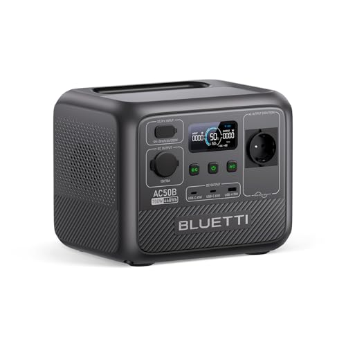 bluetti tragbare powerstation 448Wh liFePO4 700W AC 65W USB-C für camping notfall reise