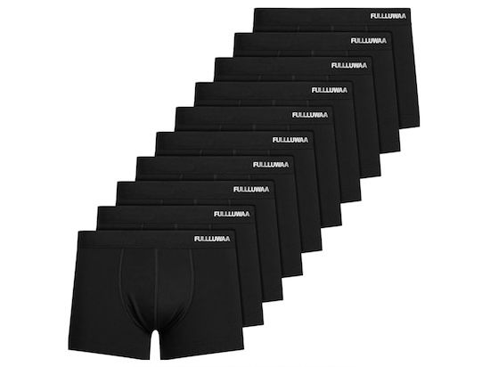 fullluwaa boxershorts 10er pack baumwolle 24,64 euro nur 2,46 euro pro boxer
