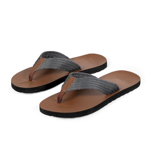 smilodox flip flops herren alexi - rutschfeste badeschuhe, leichte hausschuhe, sommer slippers