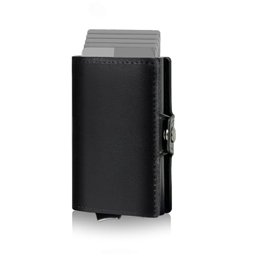 AQIANGBING geldbörse herren slim wallet mit münzfach und rfid-schutz