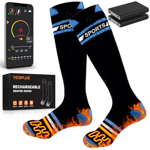 beheizte socken 5v 6000 mAh wiederaufladbare heizsocken mit app steuerung für männer und frauen