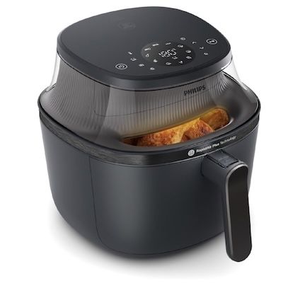 philips airfryer na340/00 7,2l mit kochfenster für 159,99  (statt 190 )