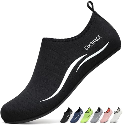 Sixspace Badeschuhe Wasserschuhe Strandschuhe Aquaschuhe Herren Damen Gr. 34-47