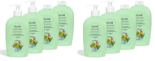 olive handseife by amazon, 4 x 500 ml, packung mit 2