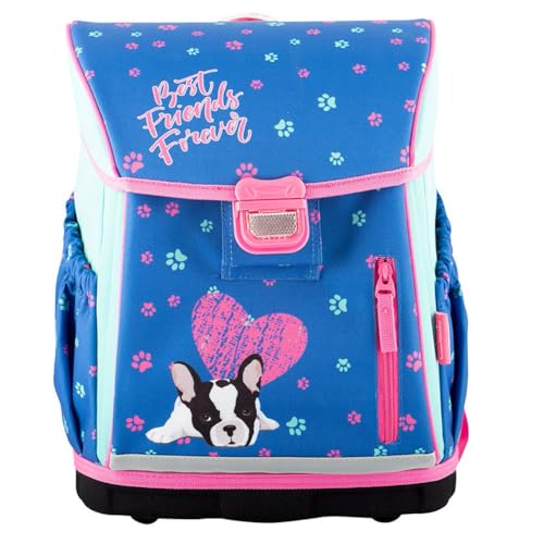 Hama Schulranzen New Generation für 1.-4. Klasse Grundschule (Blue Dog)