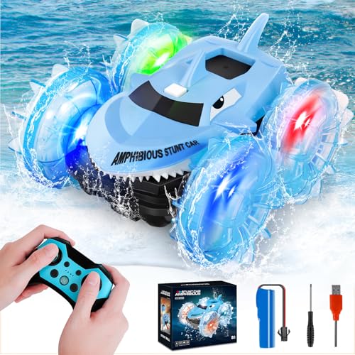 toiyuen ferngesteuertes amphibisches auto ab 3 jahre rc spielzeug für junge mädchen