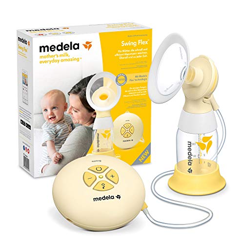 elektrische milchpumpe medela swing flex, tragbar, effizient, leise