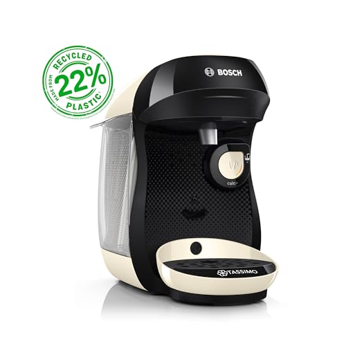 bosch tassimo happy TAS107E kapselmaschine, 70+ getränke, kompakt, 1400 W