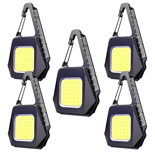 modoao mini taschenlampe 650lm wiederaufladbar led arbeitsleuchte schlüsselanhänger 5 pack