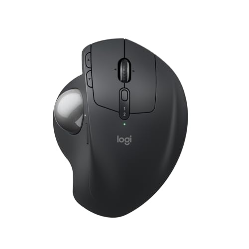logitech mx ergo s trackball schwarz, wireless, logi bolt, bluetooth