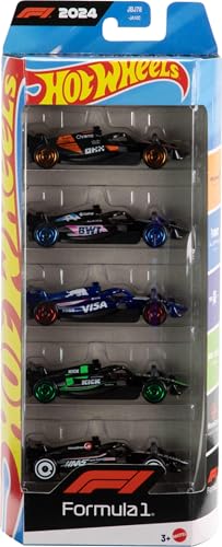 hot wheels spielzeugautos formel 1 5er-pack maßstab 1:64 - lieferung in 1-3 monaten