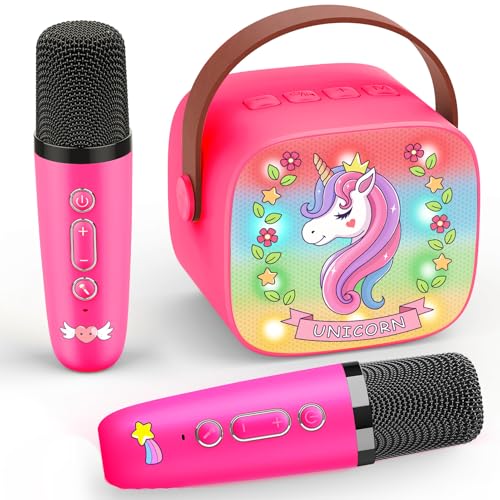 dislocati karaoke maschine kinder mikrofon bluetooth geschenke mädchen 3-12 jahre