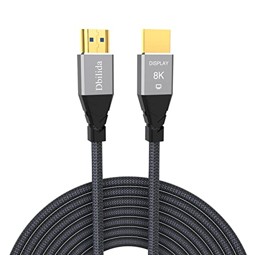 Glasfaserkabel HDMI 2.1 10M, 8K 60Hz, 4K 120Hz, 48Gbps, eARC, PS5, Xbox Series X
