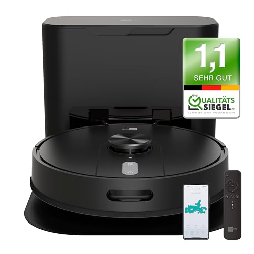 aeco vacubot x5 plus saug und wischroboter mit absaugstation 5000pa 120m