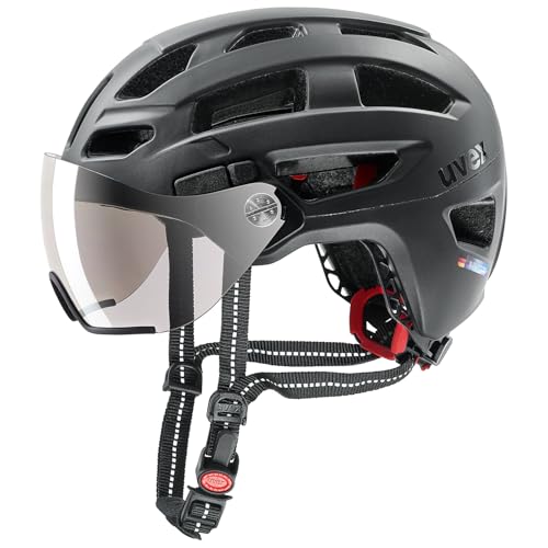 uvex finale visor schwarz matt c-licht helm 56-61 cm sicherheitsschutz