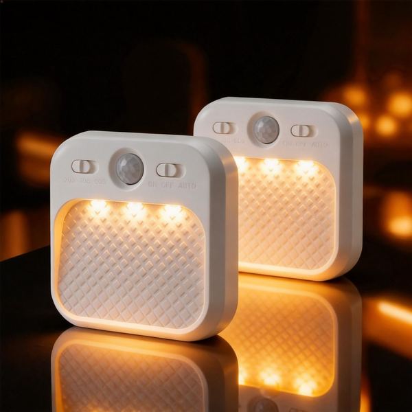 LED Nachtlichter 2er Set mit Bewegungsmelder