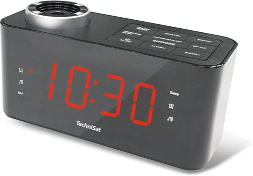 ukw projektionswecker technisat digiclock 3 mit schlaffunktion und display