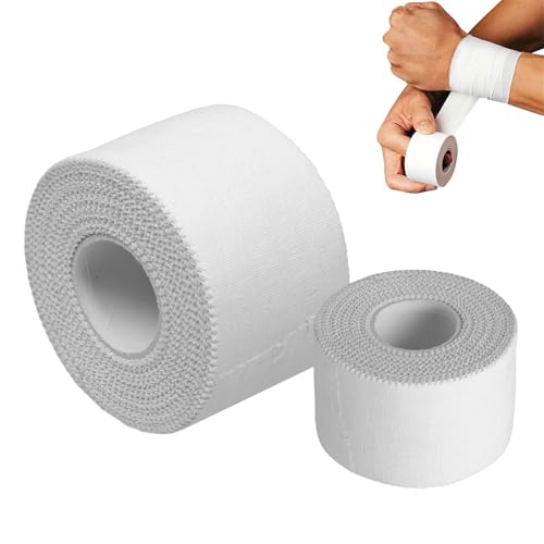 sporttape selbstklebend sportbandage 2 rollen reißbar hautfreundlich für fußball volleyball