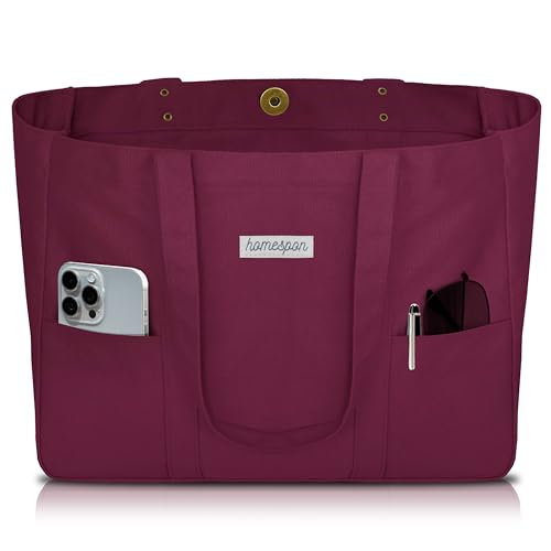 homespon tote bag damen umhängetasche groß shopper mit laptopfach