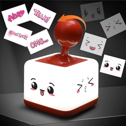 Produktbild: gohytal usb nachtlicht kinder mit joystick, 8 diy-stickern, wiederaufladbar, touch-control