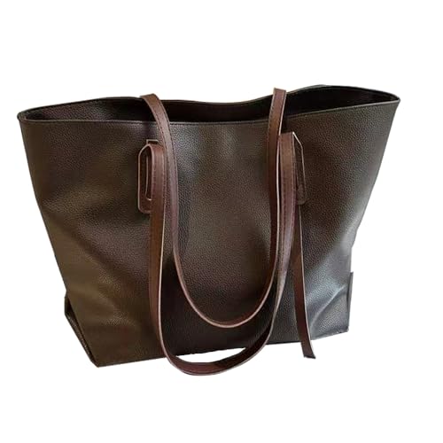 yxqsed henkeltaschen damen pu leder shopper umhängetasche tasche für schule und arbeit
