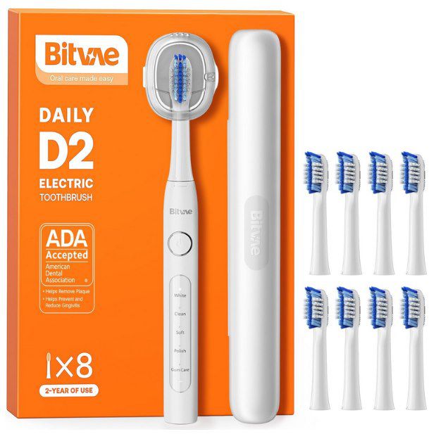 bitvae d2 elektrische zahnbürste 5 modi für 9,99 euro statt 15 euro
