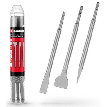 einhell sds plus meißel-set 3-tlg für 10,94 euro statt 15 euro